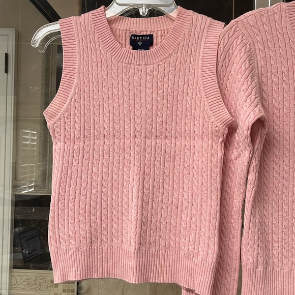 Nautical Jeans Company pink shell/cardigan, size M, excellent condition. - Picture 2 of 6